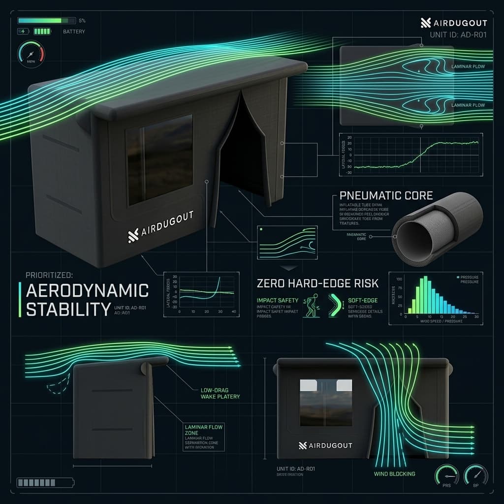 AirDugOut pneumatic structural validation